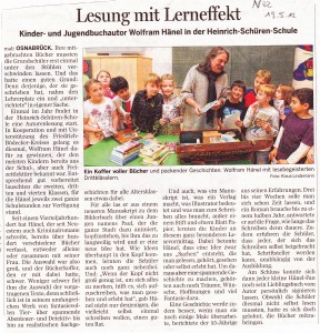 Die NOZ berichtet dazu am 19.5.12