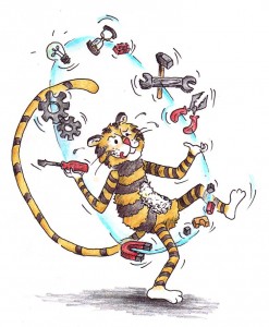 Tüfteltiger - fertig - kleiner